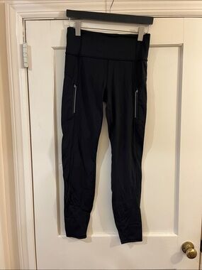 Athleta Black Rainier Tight High-Waist Leggings